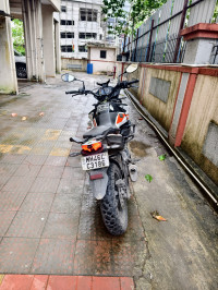White KTM 390 Adventure