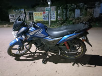 Blue Honda CB Shine SP