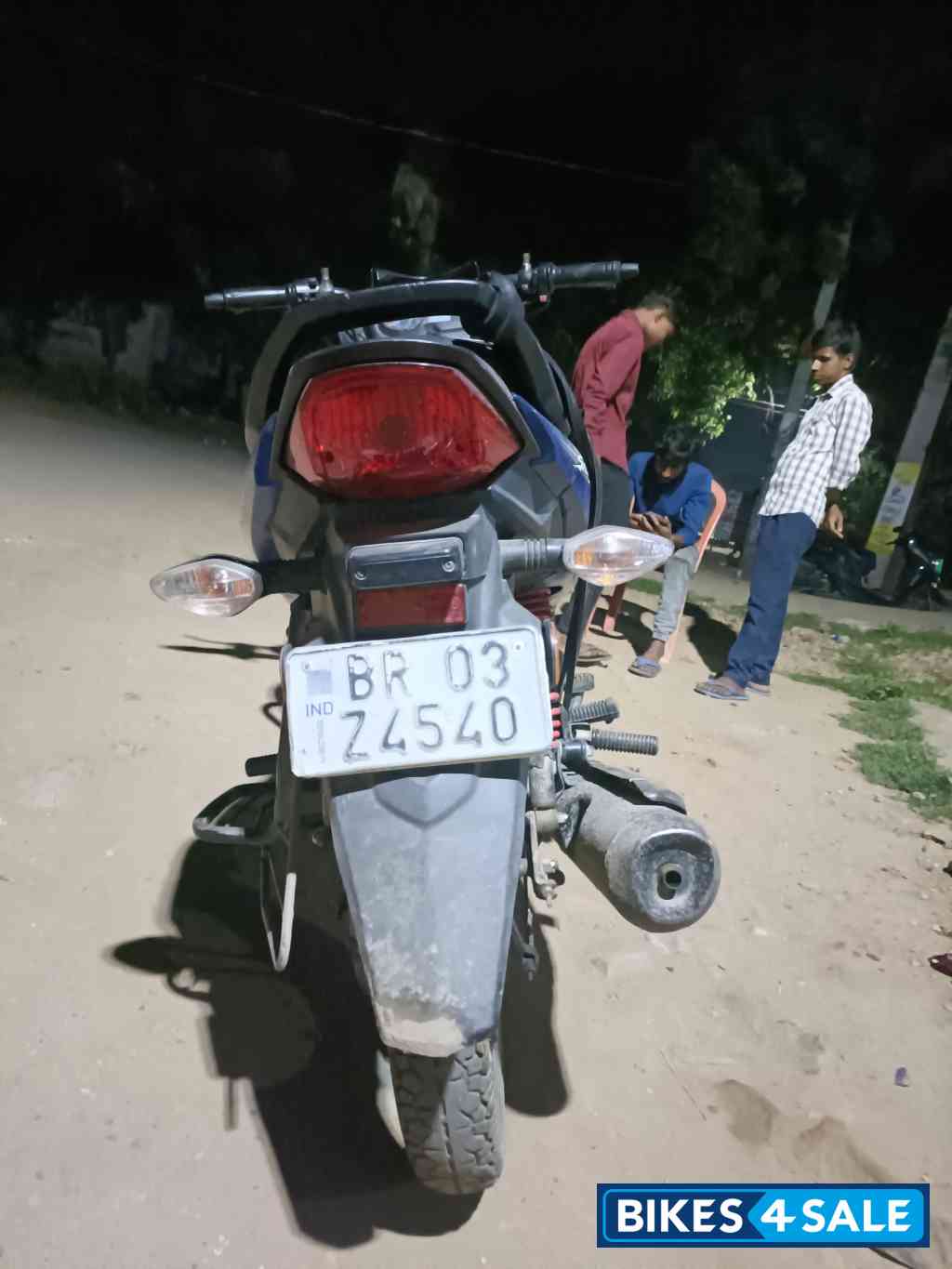 Blue Honda CB Shine SP