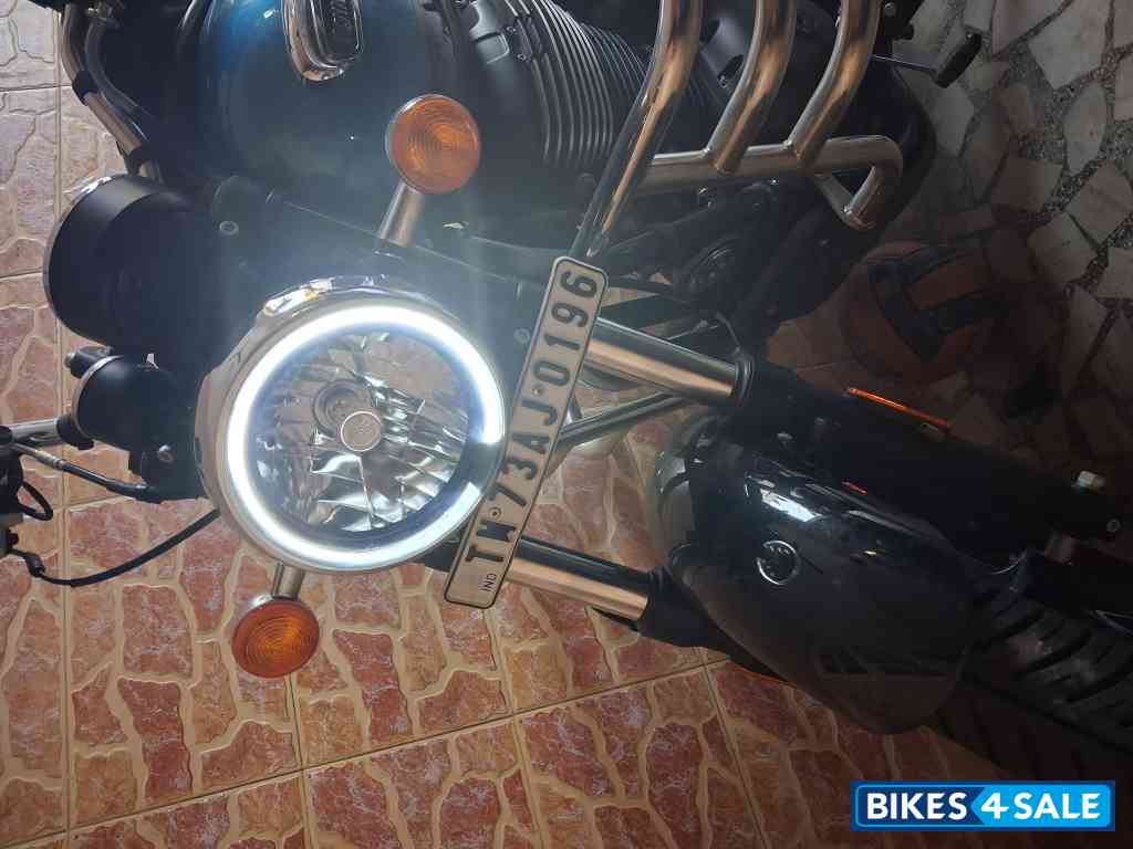 Super Nov Blue Royal Enfield Meteor 350 Supernova