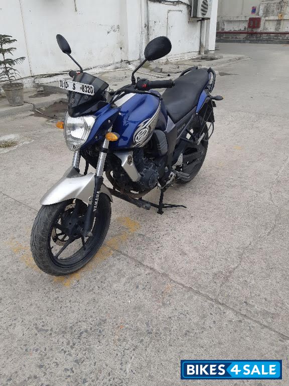Blue Yamaha FZ-S