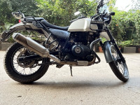 Snow-white Royal Enfield Himalayan BS VI