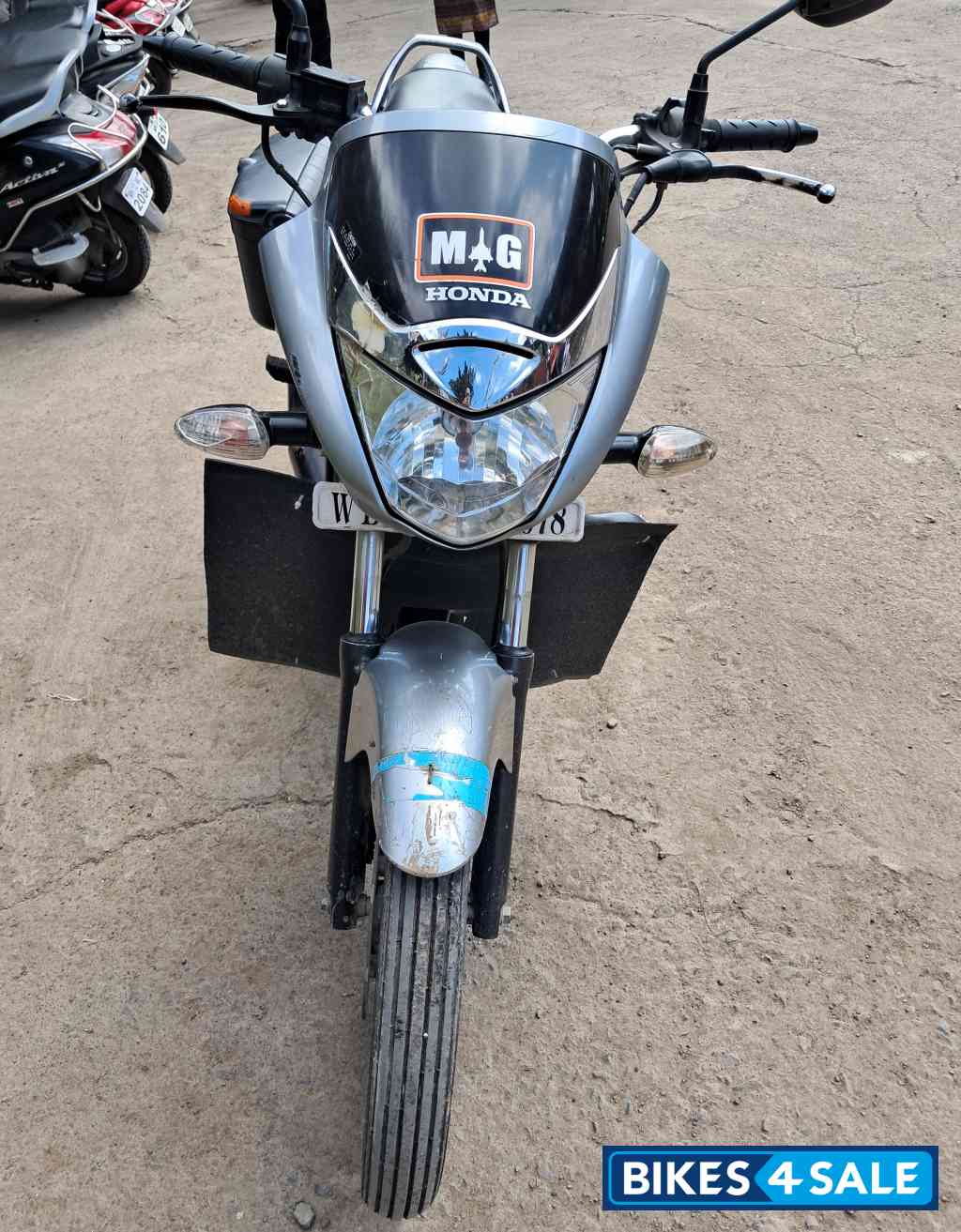 Silver Honda Unicorn Dazzler