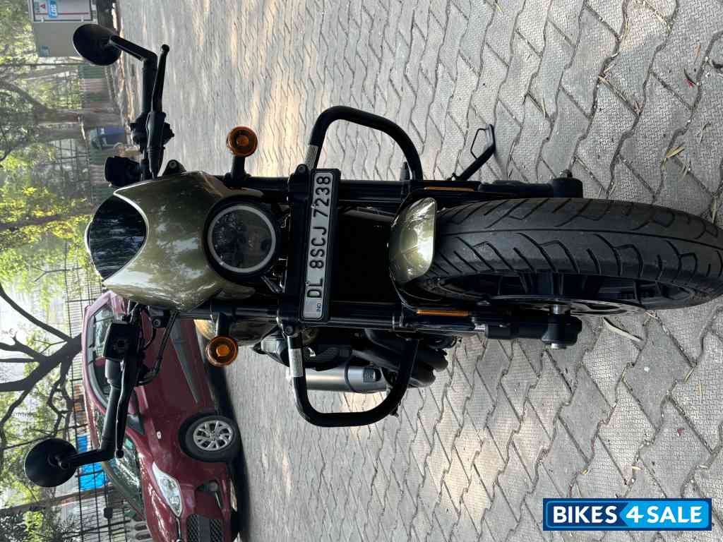 Olive Gold Harley Davidson Street Rod