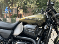 Olive Gold Harley Davidson Street Rod