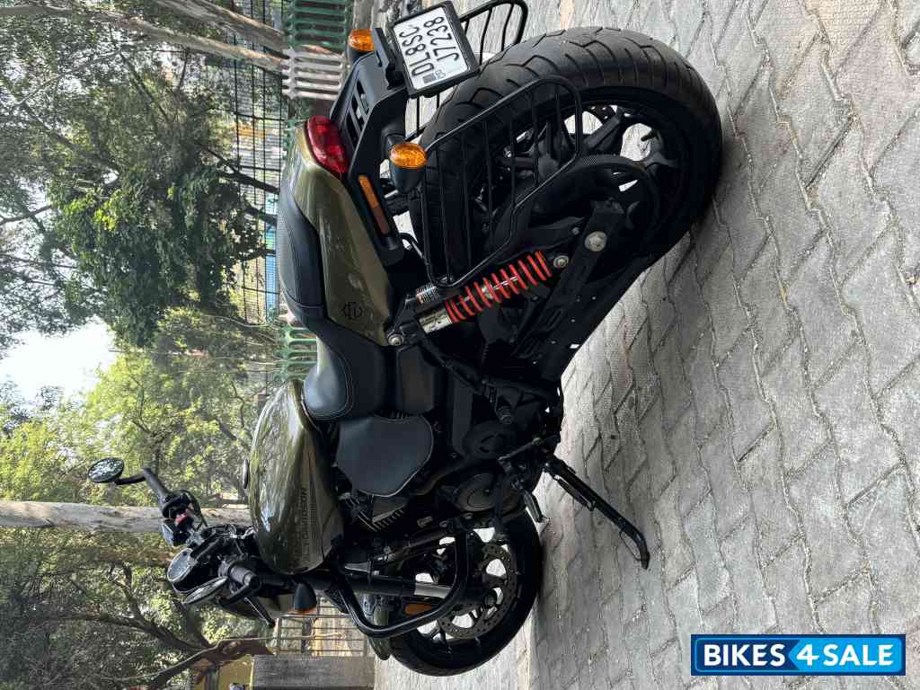 Olive Gold Harley Davidson Street Rod