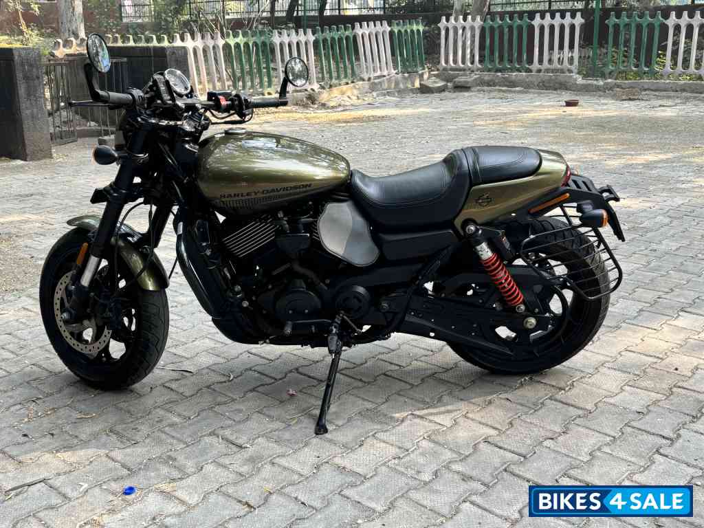 Olive Gold Harley Davidson Street Rod