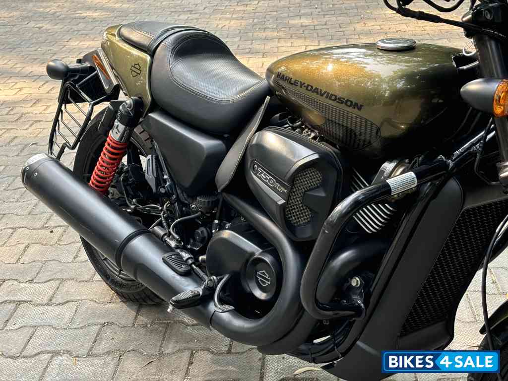 Olive Gold Harley Davidson Street Rod