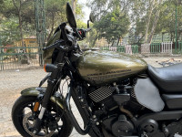 Olive Gold Harley Davidson Street Rod