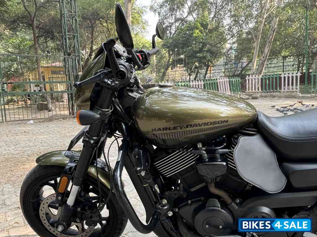 Olive Gold Harley Davidson Street Rod