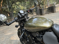 Olive Gold Harley Davidson Street Rod