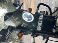 Olive Gold Harley Davidson Street Rod