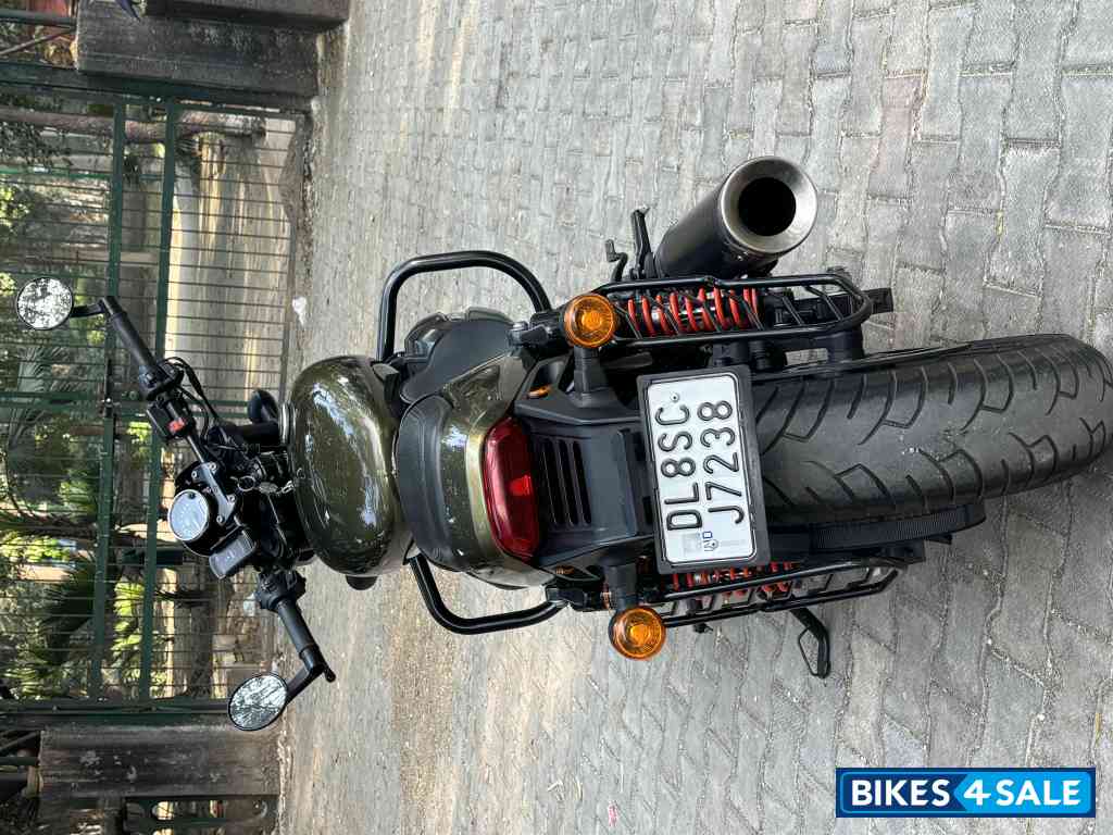 Olive Gold Harley Davidson Street Rod