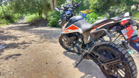 White KTM 390 Adventure