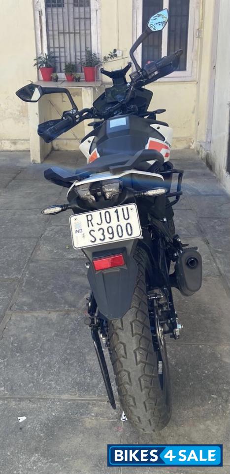 White & Orange KTM 390 Adventure