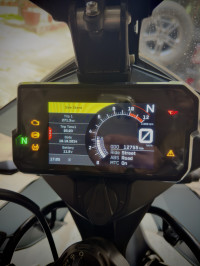 White & Orange KTM 390 Adventure