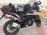 White & Orange KTM 390 Adventure