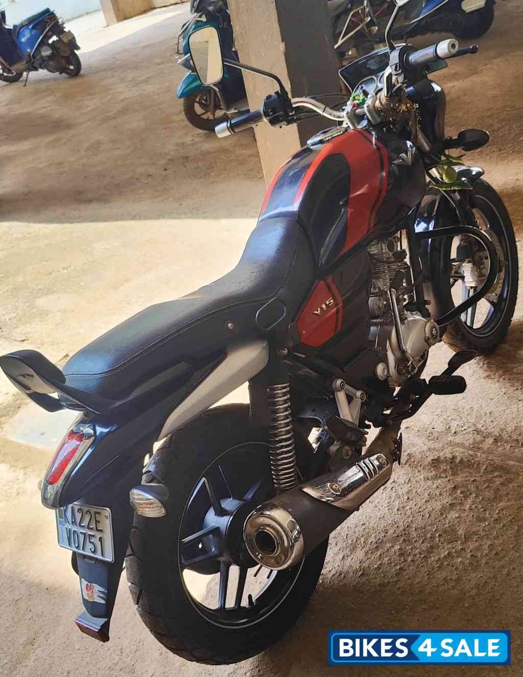 Ebony Black Bajaj V15