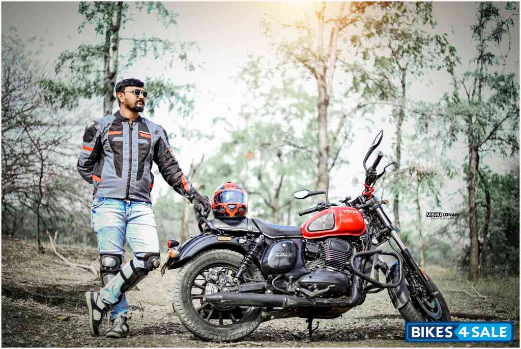 Inferno Red Special Edition Co Yezdi Roadster Dark