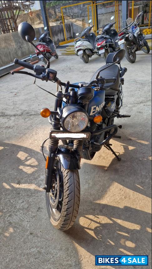 Rebel Blue Royal Enfield Hunter 350 Metro