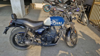 Rebel Blue Royal Enfield Hunter 350 Metro
