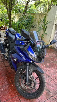Blue Yamaha YZF R15 V3