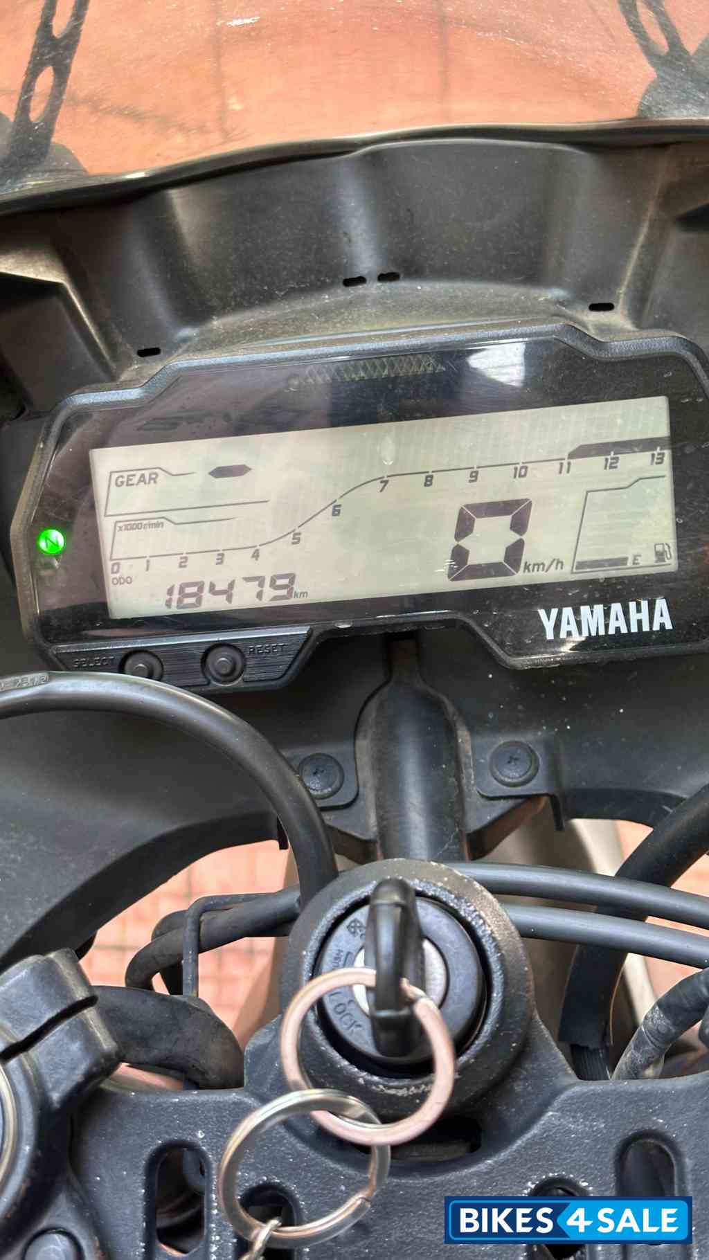 Blue Yamaha YZF R15 V3