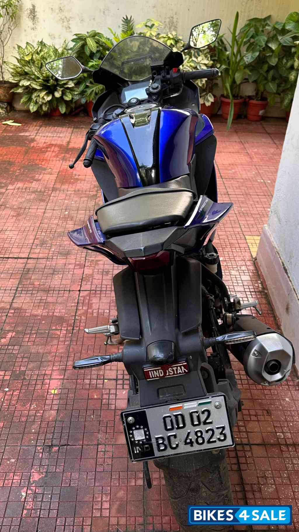 Blue Yamaha YZF R15 V3