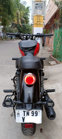 Black And Red Royal Enfield Meteor 350 Fireball