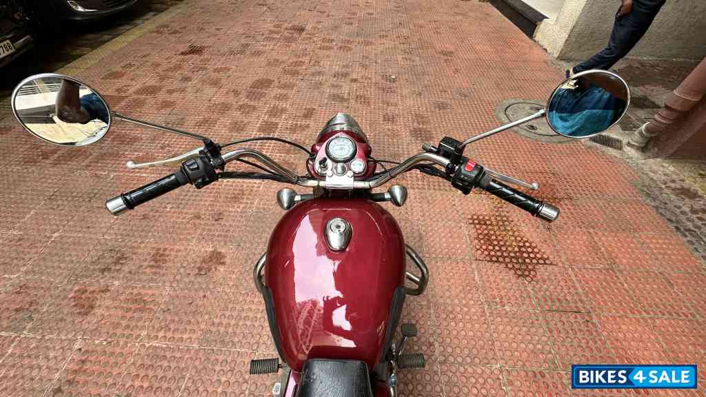 Maroon Royal Enfield Classic 500
