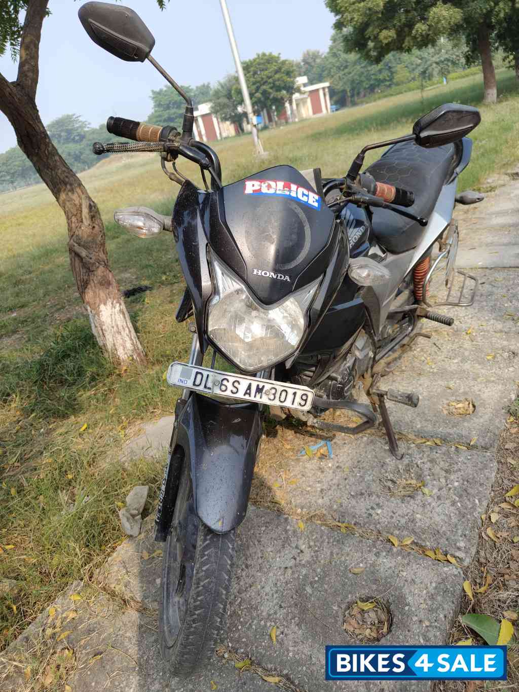H Grey Metallic Honda CB Twister