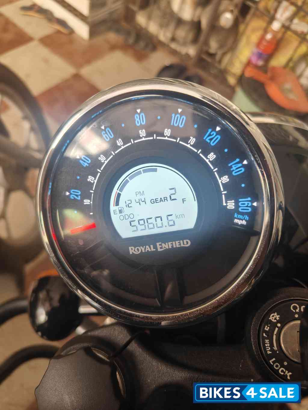 Blue Royal Enfield Meteor 350 Fireball