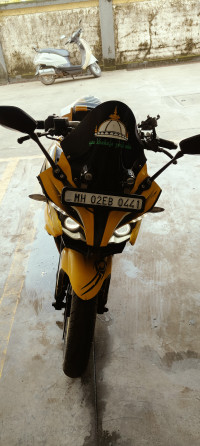 Yellow Bajaj Pulsar RS 200 ABS