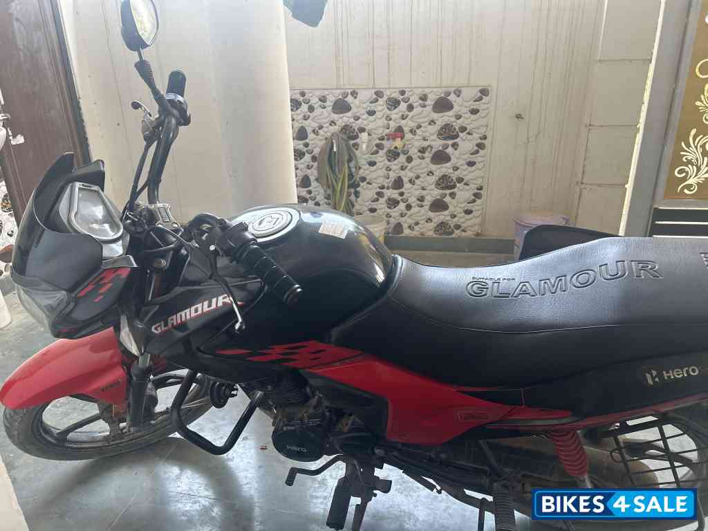 Red Hero Glamour 125 Drum