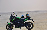 Green Bajaj Dominar 400