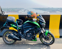 Green Bajaj Dominar 400