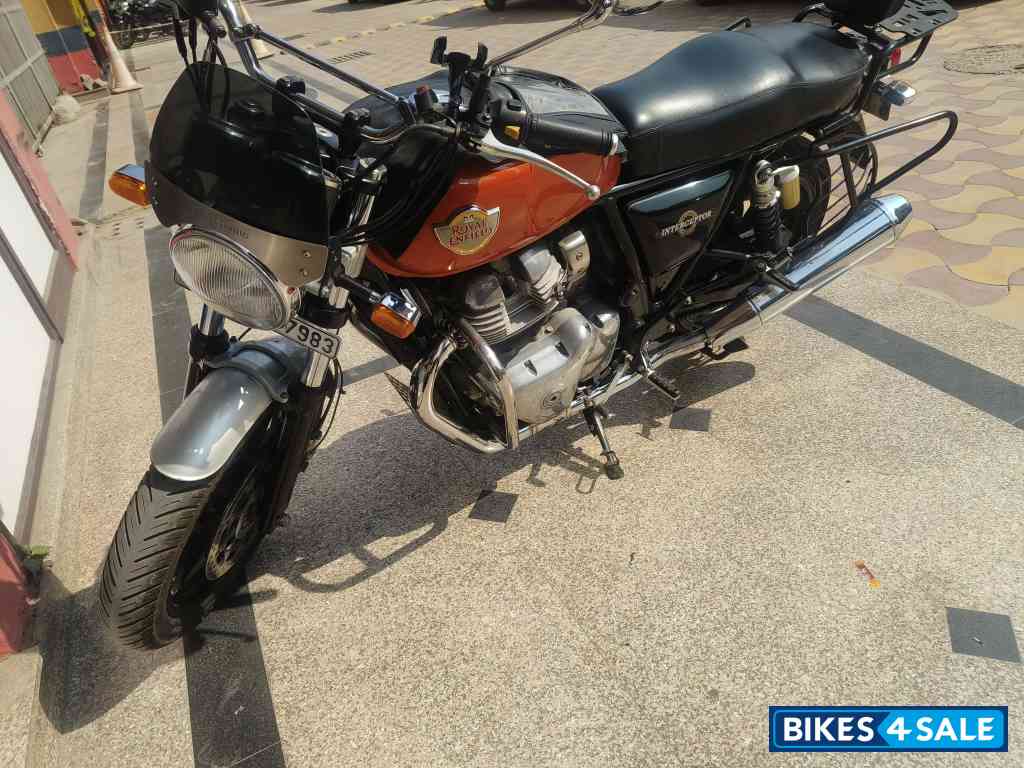 Orange Crush Royal Enfield Interceptor 650 Twin