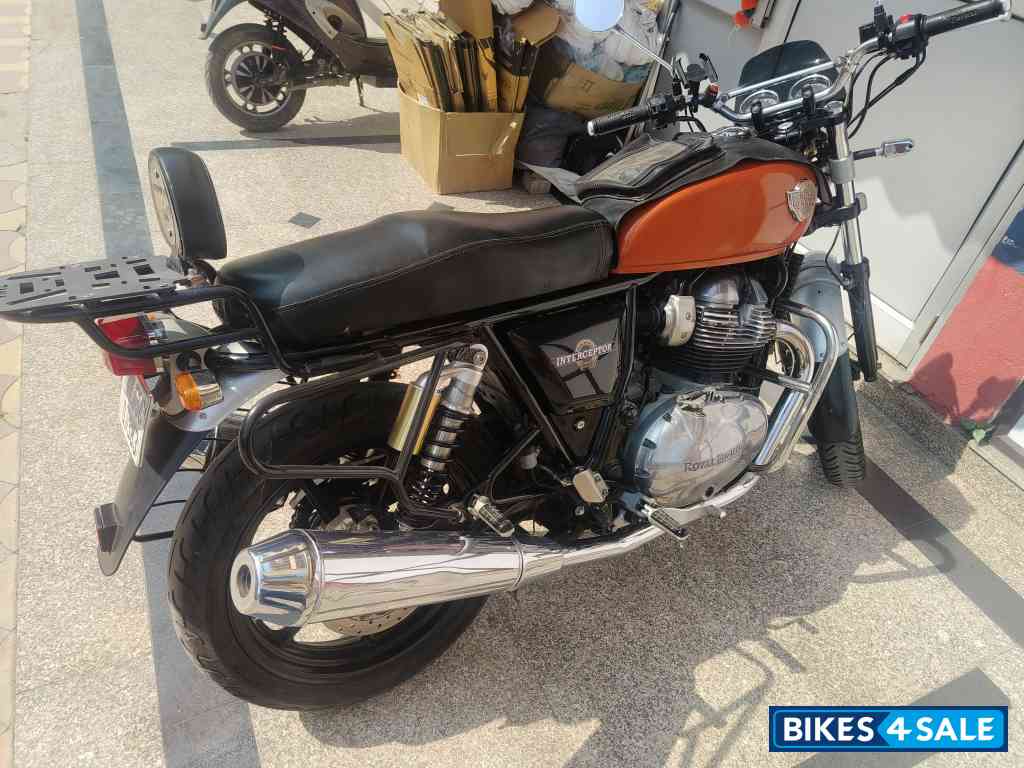 Orange Crush Royal Enfield Interceptor 650 Twin