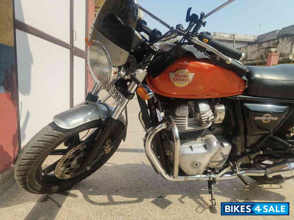 Orange Crush Royal Enfield Interceptor 650 Twin
