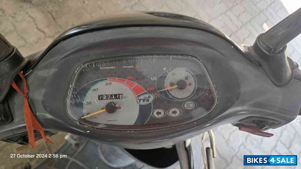 Black TVS Scooty Pep Plus