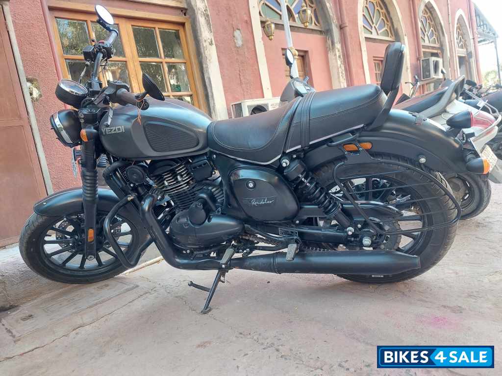 Black Yezdi Roadster Dark