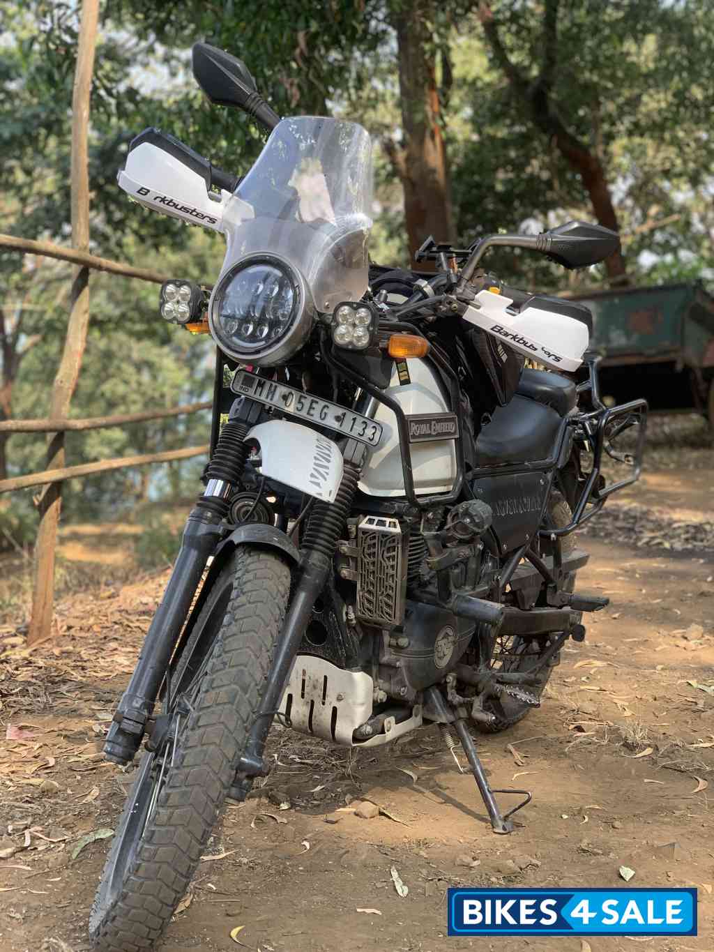 White Royal Enfield Himalayan