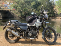 White Royal Enfield Himalayan