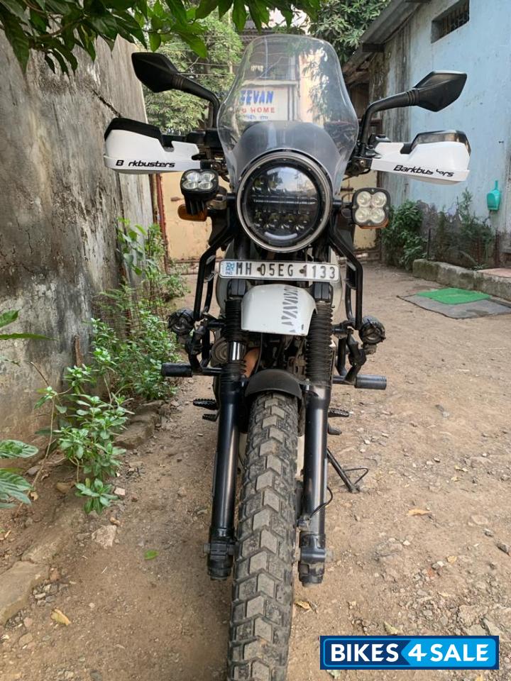 White Royal Enfield Himalayan