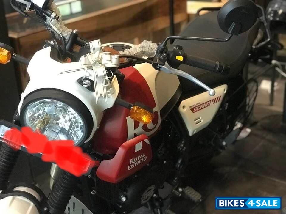 White Flame Royal Enfield Scram 411