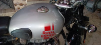 Silver Royal Enfield Classic 350 Dual Channel BS6