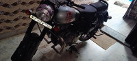 Silver Royal Enfield Classic 350 Dual Channel BS6