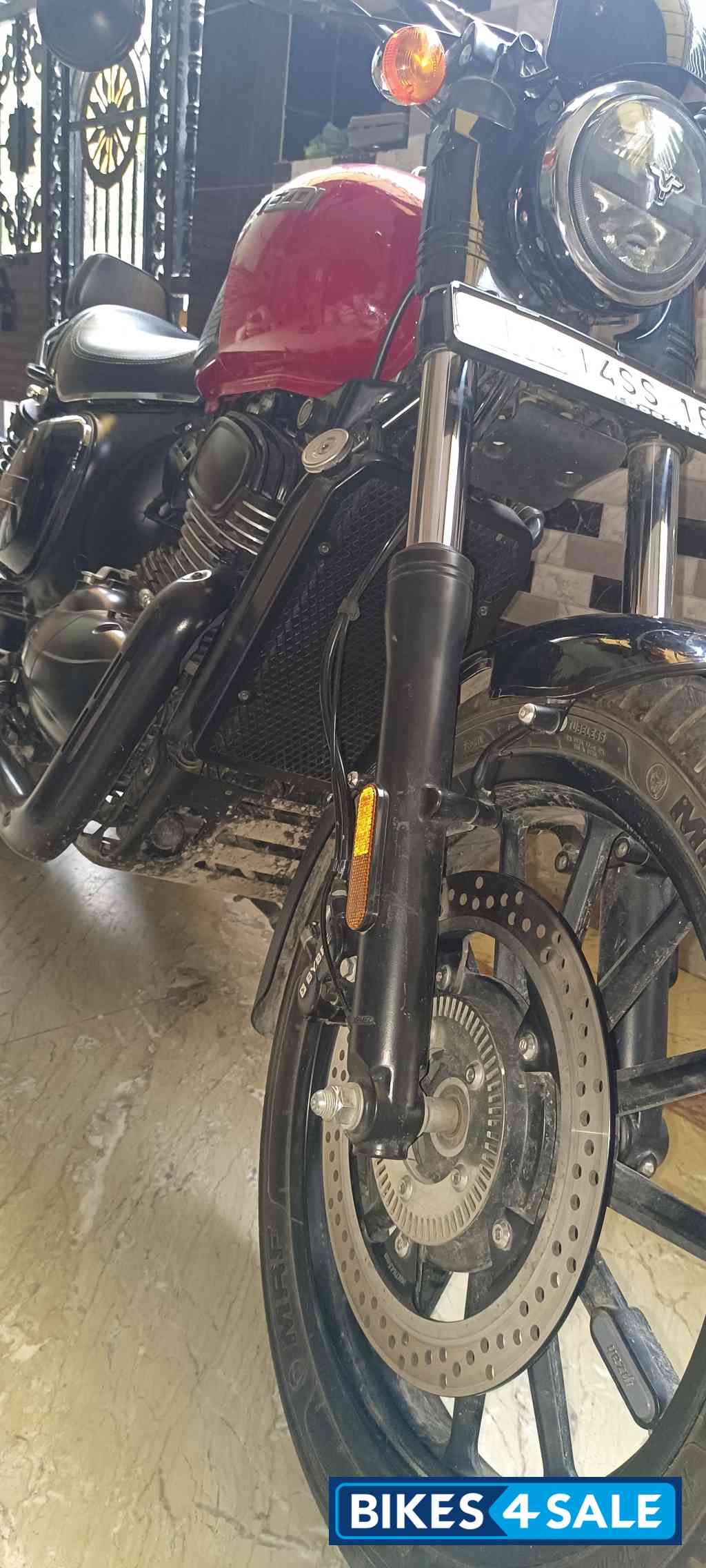 Inferno Red Yezdi Roadster Dual Tone