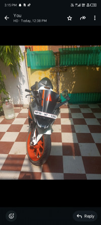 Black White Orange KTM RC 125