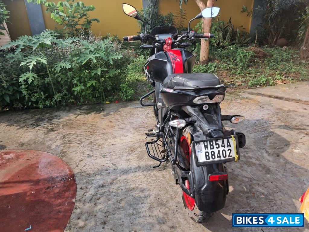 Black With Red Alloy TVS Apache RTR 160 4V Special Edition